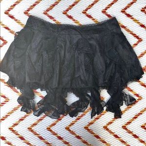 Vintage Y2K Goth Lolita Living Dead Souls Tutu Skirt